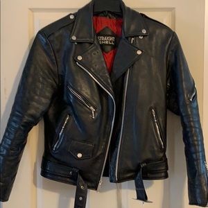 Straight to hell leather jacket